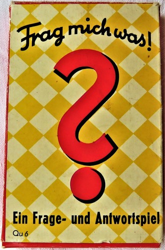 Spielkarten quiz frag - -,