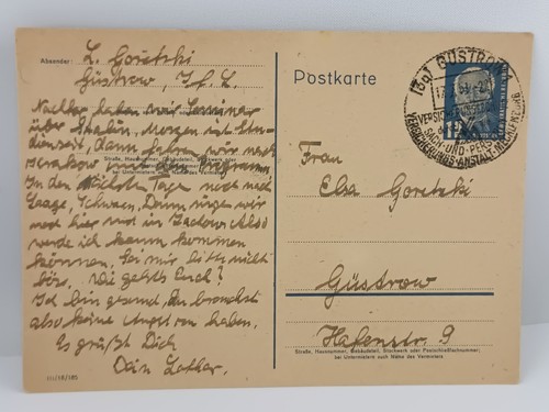 Ddr ganzsache postkarte - ddr,