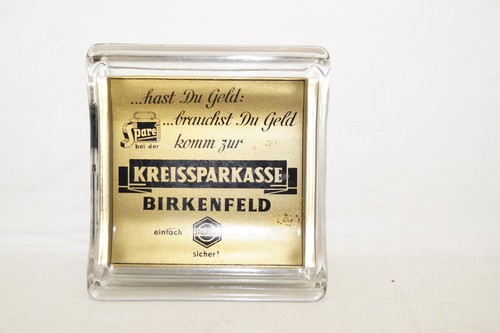 Zahlteller glas kreissparkasse - glas,